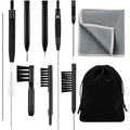 Buy now Patelai 12 Pcs Hearing Aid Cleaning Kit Hearing Aid Tools Cleaner Kit Accessories with Wax Loop and Magnet Multi-Functional Earphone Earbuds Cleaner Set with Velvet Bag (White Tube) White Tube 12 at indiglob india