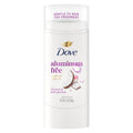 Dove Deodorant Stick Coconut & Pink Jasmine Aluminum Free 2.4 Oz | 72H Odor Protection