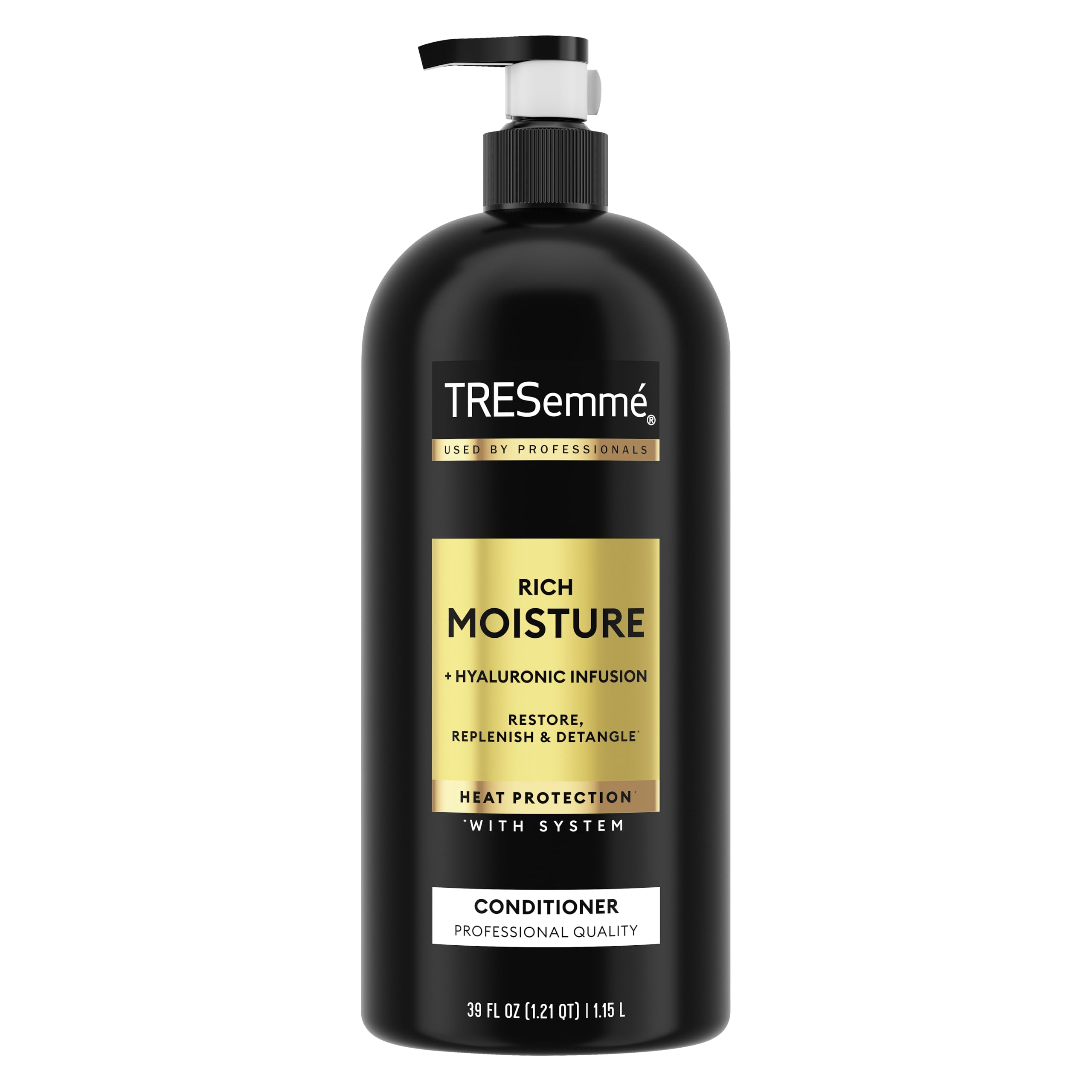 TRESemmé Rich Moisture Hydrating Conditioner for Dry Hair 29 oz | Moisturizing for frizz-prone hair, Restores damaged hair, Moisturizes & detangles, Adds shine, with Heat protection system