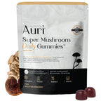 Nutrition Super Mushroom Daily Gummies – All-in-One Functional Gummy with 12 Mushroom Blend Including Lion’s Mane, Reishi, Chaga & Cordyceps – 60 Gummies