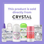 Buy now Crystal Mineral Deodorant Roll-On Body Deodorant With 24-Hour Odor Protection, Pomegranate, Non-Sticky Roll-On, Aluminium Chloride, 2.25 FL OZ - 3 pack at indiglob india