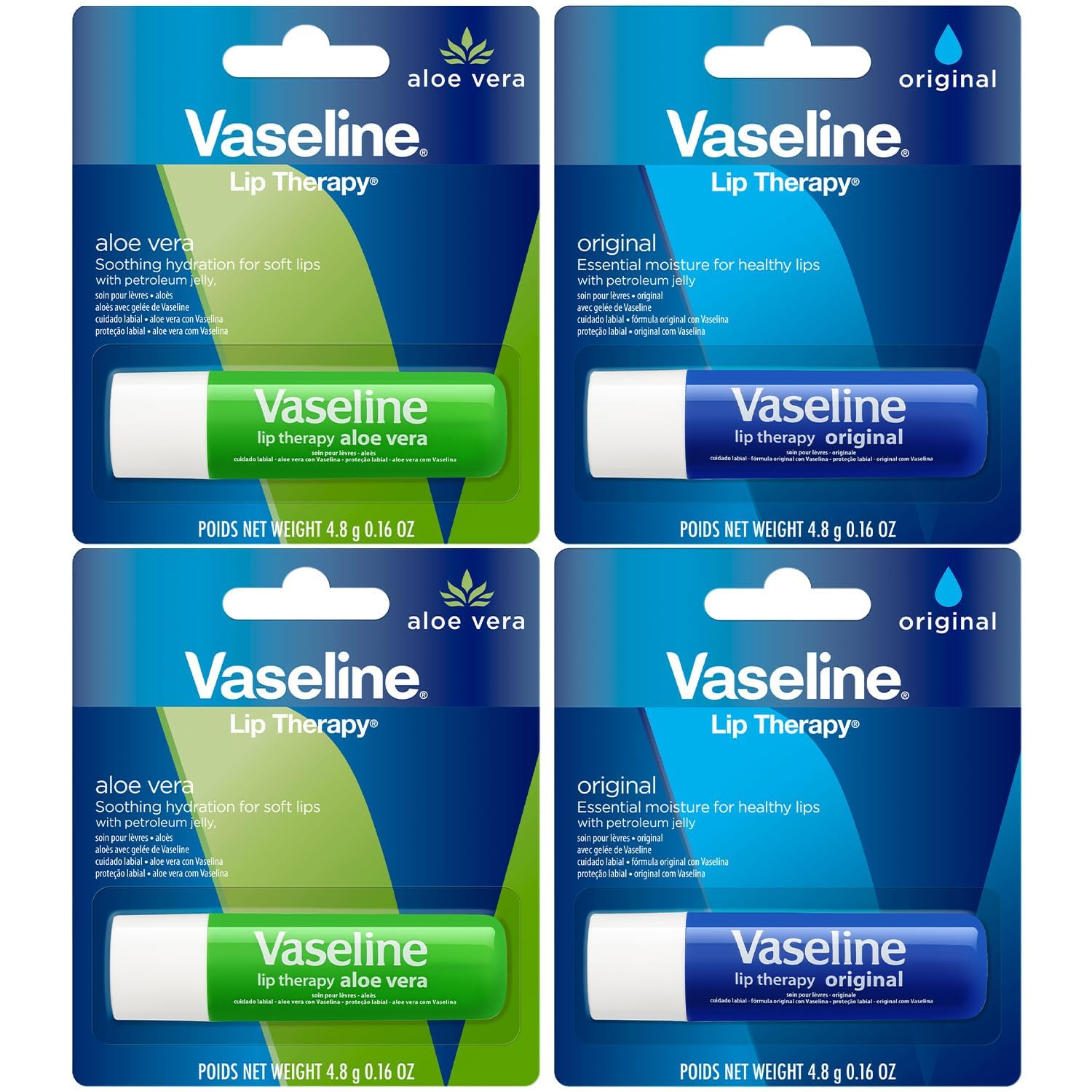 Buy now Vaseline Aloe Fresh Lip Therapy Stick- .16 oz at indiglob india