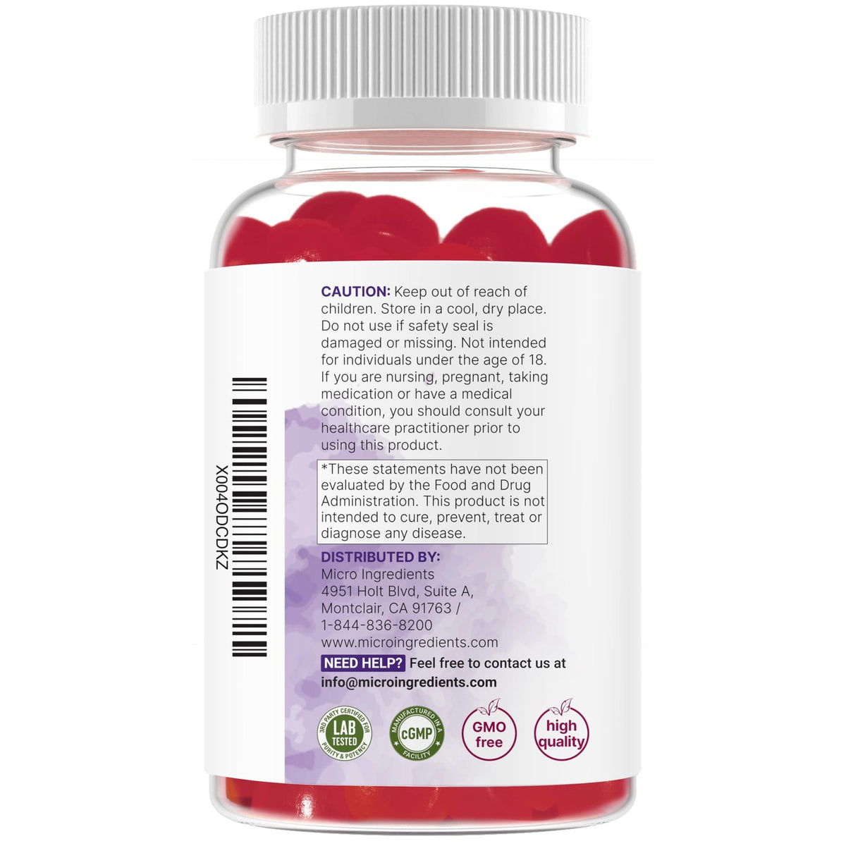 Micro Ingredients Melatonin 20mg Gummies for Adults, 120 Count | Sleep Aid 10mg Melatonin per Gummy | Sugar Free BlackBerry Cherry Flavor | No Drug + Non-Habit-Forming | Non-GMO, Gluten Free