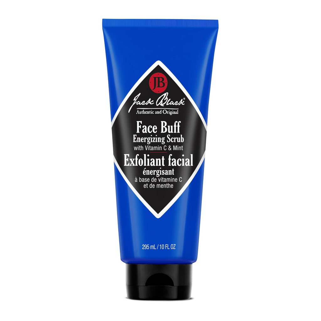 Jack Black Face Buff Energizing Scrub - Mens Pre Shave Cleanser & Scrub, Exfoliating Face Wash