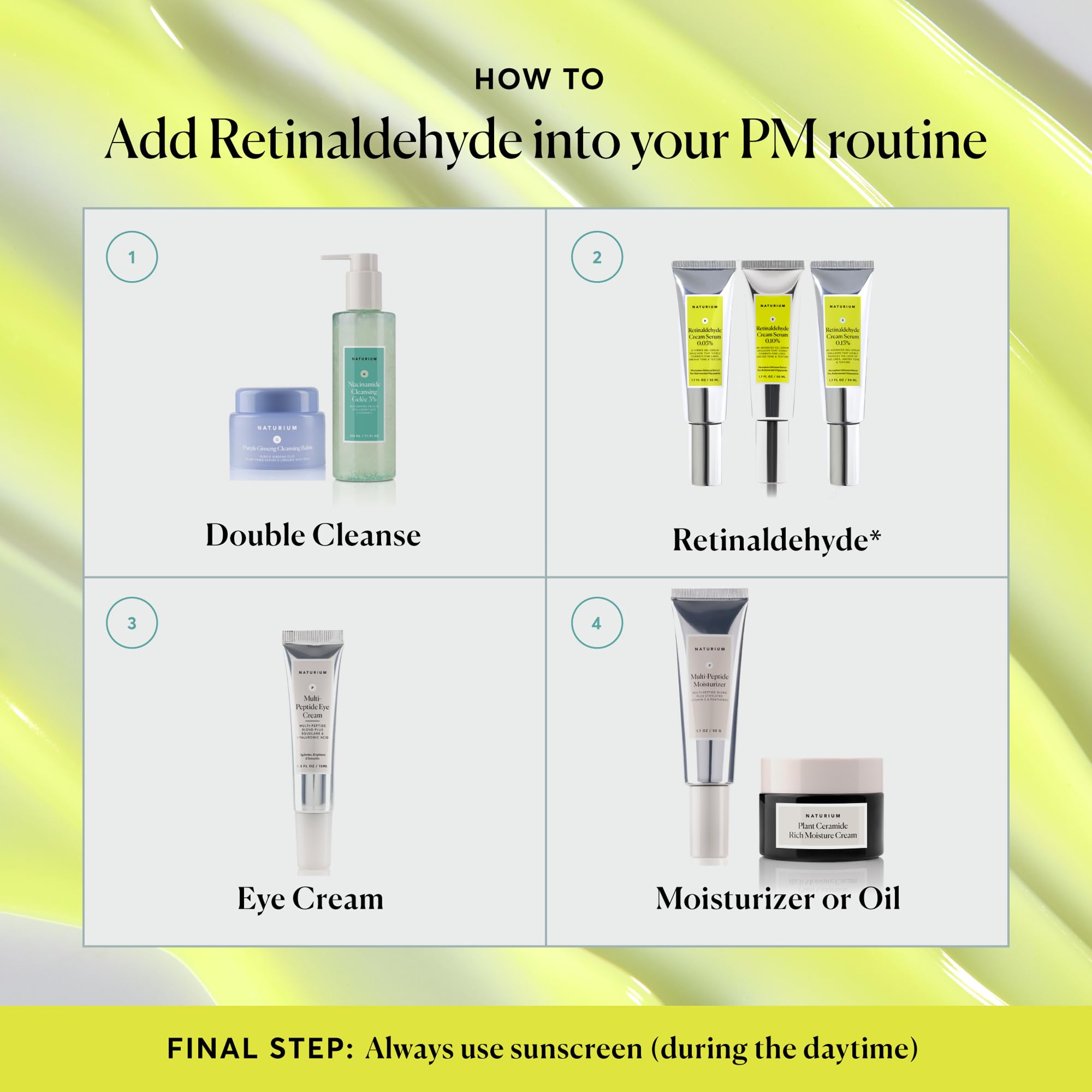 Naturium Retinaldehyde Cream Serum 0.15%, Advanced Anti-Aging & Smoothing Potent Face & Skin Care, 1.7 oz
