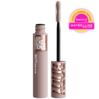 Maybelline Lash Sensational Body Washable Mascara, Volume and Length Formula for 24HR Lash Lift, Smudge and Clump-Resistant, Blackest Black