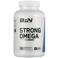 BARE PERFORMANCE NUTRITION, BPN Strong Omega Fish Oil Soft Gel, 1290mg Fish Oil per Capsule, Wild Caught Fish, Sustainably Sourced, IFOS Certified, 30 Servings