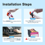 TEINO Remanufactured 65XL 65 Black Ink Cartridge Replaced for HP Ink 65 2P