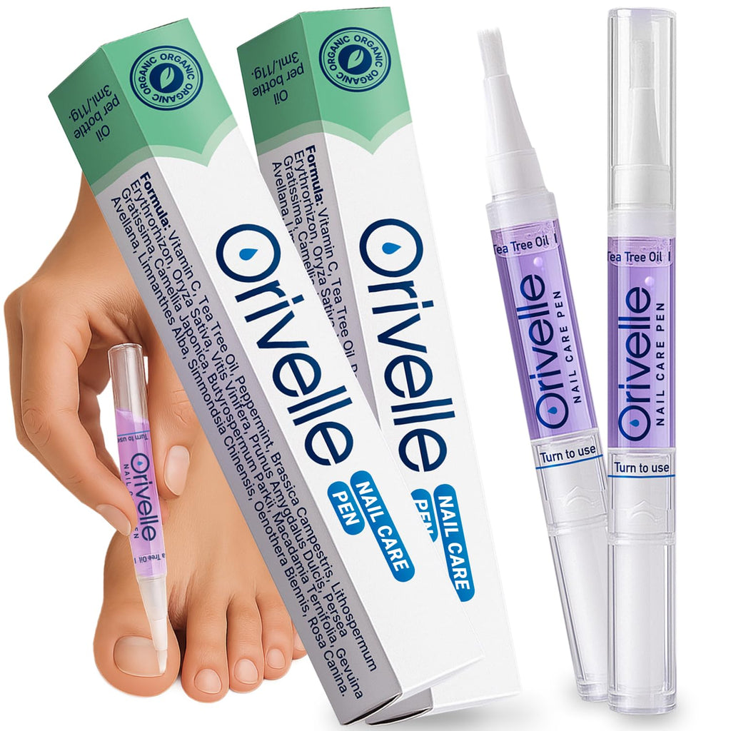 Toenail Care Pen - Extra Strength Toe Nail Remedy - Professional Nail Solution for Fingernail with Tea Tree Oil (Pack of 4)