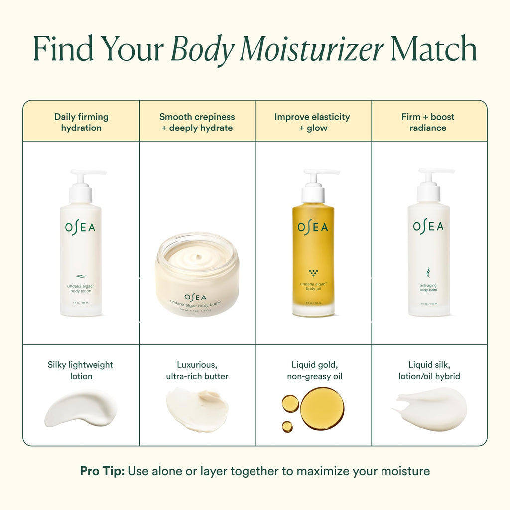 Buy now OSEA Anti-Aging Body Balm 5 oz - Firming & Tightening Body Lotion for Hydration - For Silky Glowing Skin - Nutrient-Rich Seaweed Body Lotion - Clean & Vegan Body Care Anti-Aging Body Moisturizer at indiglob india