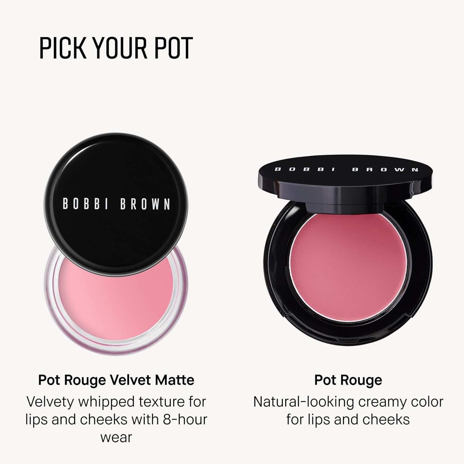 Buy now Bobbi Brown Pot Rouge for Lips & Cheeks | Cream Blush for a Flushed, Natural-Looking Blush, 0.13 Ounce at indiglob india