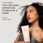 OUAI Curl Defining Cream - Hydrating Curl Cream (8 Oz) | With Chia & Linseed Oil, Enhances Definition, Hydration & Shine, Tames Frizz, Silicone-Free, Curly Hair Products