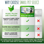 Small Pet Select Chicken Nesting Pads for Hens, 13x13 in, 8-Pack