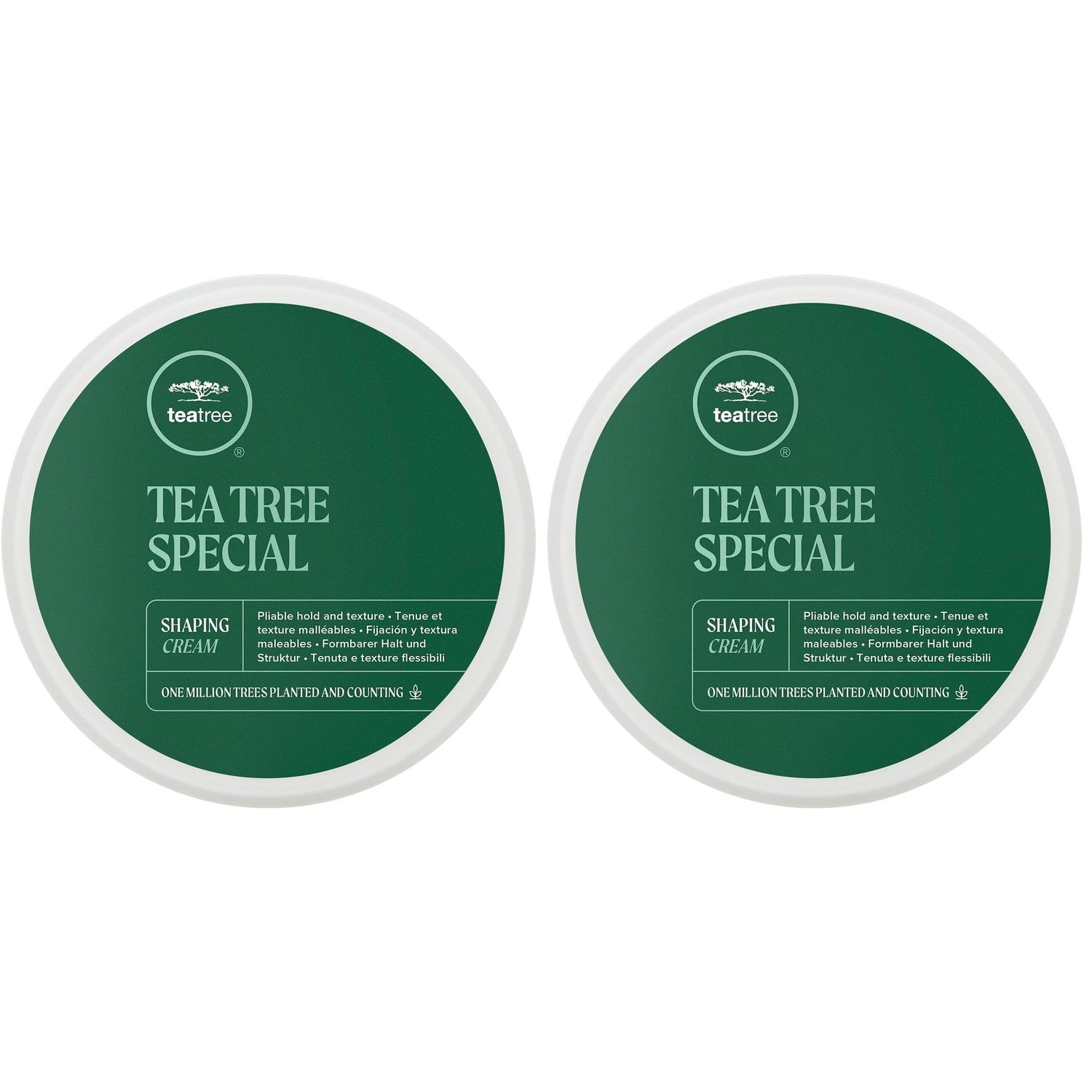 Tea Tree Shaping Cream, Hair Styling Cream, Long-Lasting Hold, Matte Finish, For All Hair Types