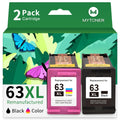 MYTONER 63XL Ink Cartridges Black and Color Replacement for HP Ink 63