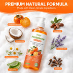 Persimmon Body Wash for Odor Control, Natural Deodorant Nonenal Soap