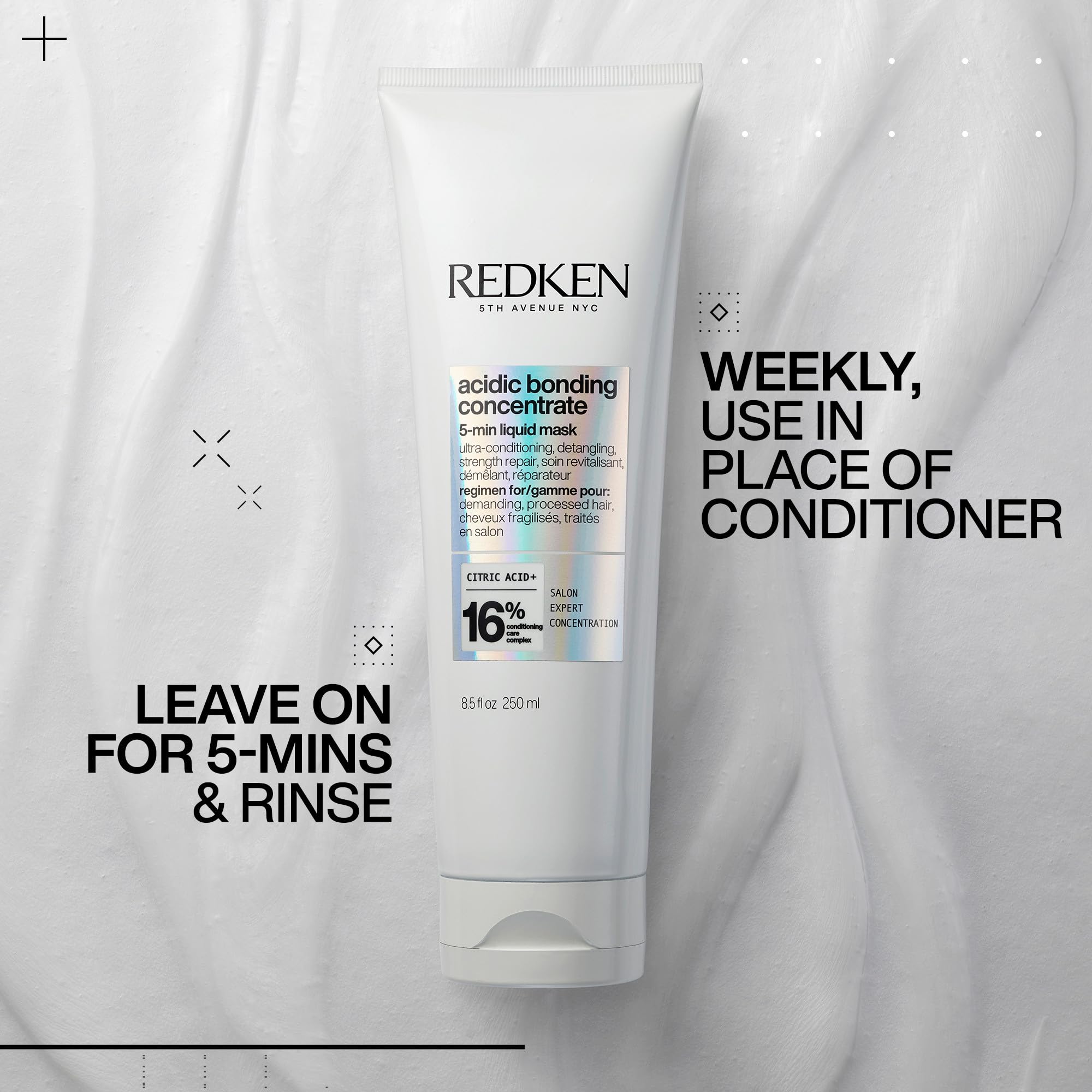 Redken Acidic Bonding Concentrate Hydrating Hair Mask – For Damaged Hair
