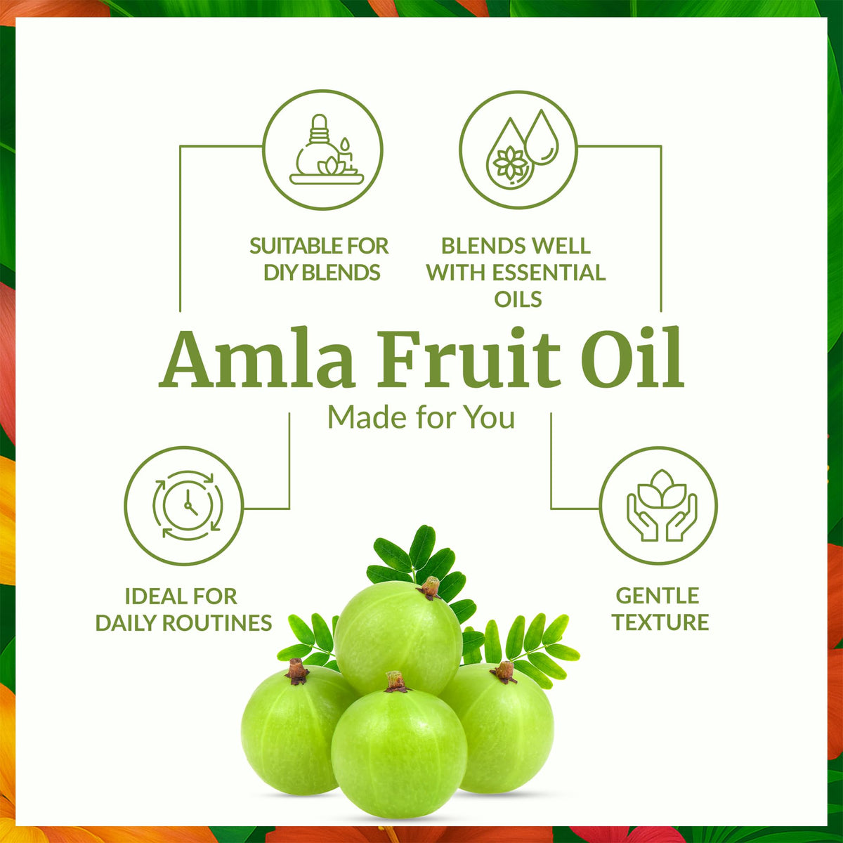 SVA Amla Carrier Oil, Glass Bottle with Dropper, 4 Fl Oz (118 ml)