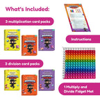 The Fidget Game Number Ninja, Multiplication & Division Game for Grades 2–4