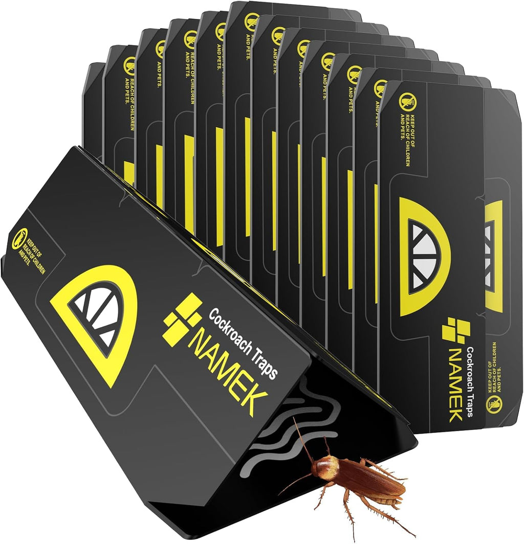 20-Pack Cockroach Glue Traps, Non-Toxic Safe for Kids & Pets Indoor Adhesive Pest Traps