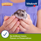 Sunseed Vitakraft Vita Prima Dwarf Hamster Food 2 lb Bag with Fruits Vegetables Grains and Seeds Providing Wholesome Daily Nutrition and Foraging Variety for Happy Healthy Small Pets