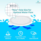 Buy now 50 Pack, Disposable Shower Drain Hair Catcher Mesh Stickers… at indiglob india