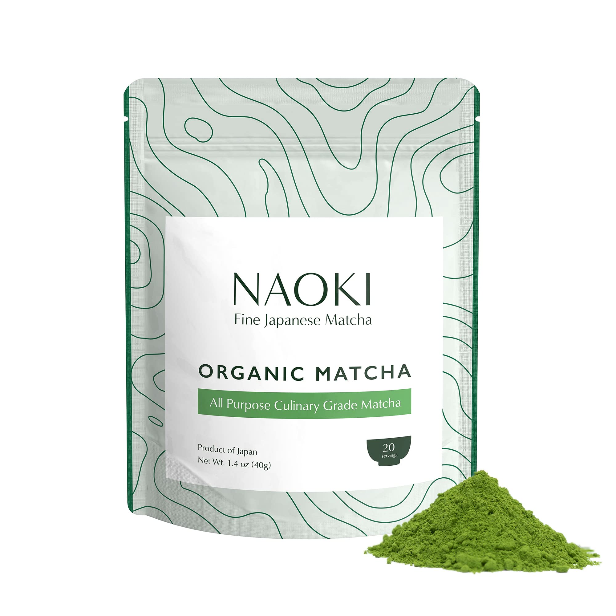 Buy now Naoki Matcha Superior Ceremonial Blend – Authentic Japanese First Harvest Ceremonial Grade Matcha Green Tea Powder from Uji, Kyoto (40g / 1.4oz) Organic Culinary 1.4 Ounce (Pack of 1) at indiglob india