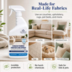NOYATECH Fabric Protector Spray, Couch Upholstery Stain Guard, 32 oz