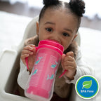 Dr. Brown's Milestones Insulated Sippy Cup, Pink, 2-Pack