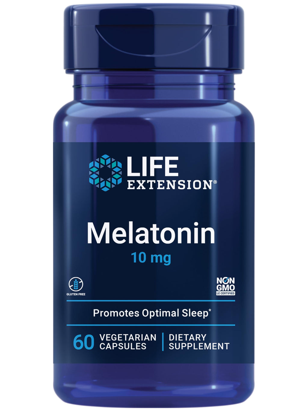 Life Extension Melatonin, 10 mg, Highest Dosage, 60 Capsules