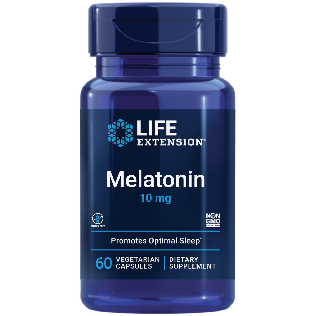 Life Extension Melatonin, 10 mg, Highest Dosage, 60 Capsules