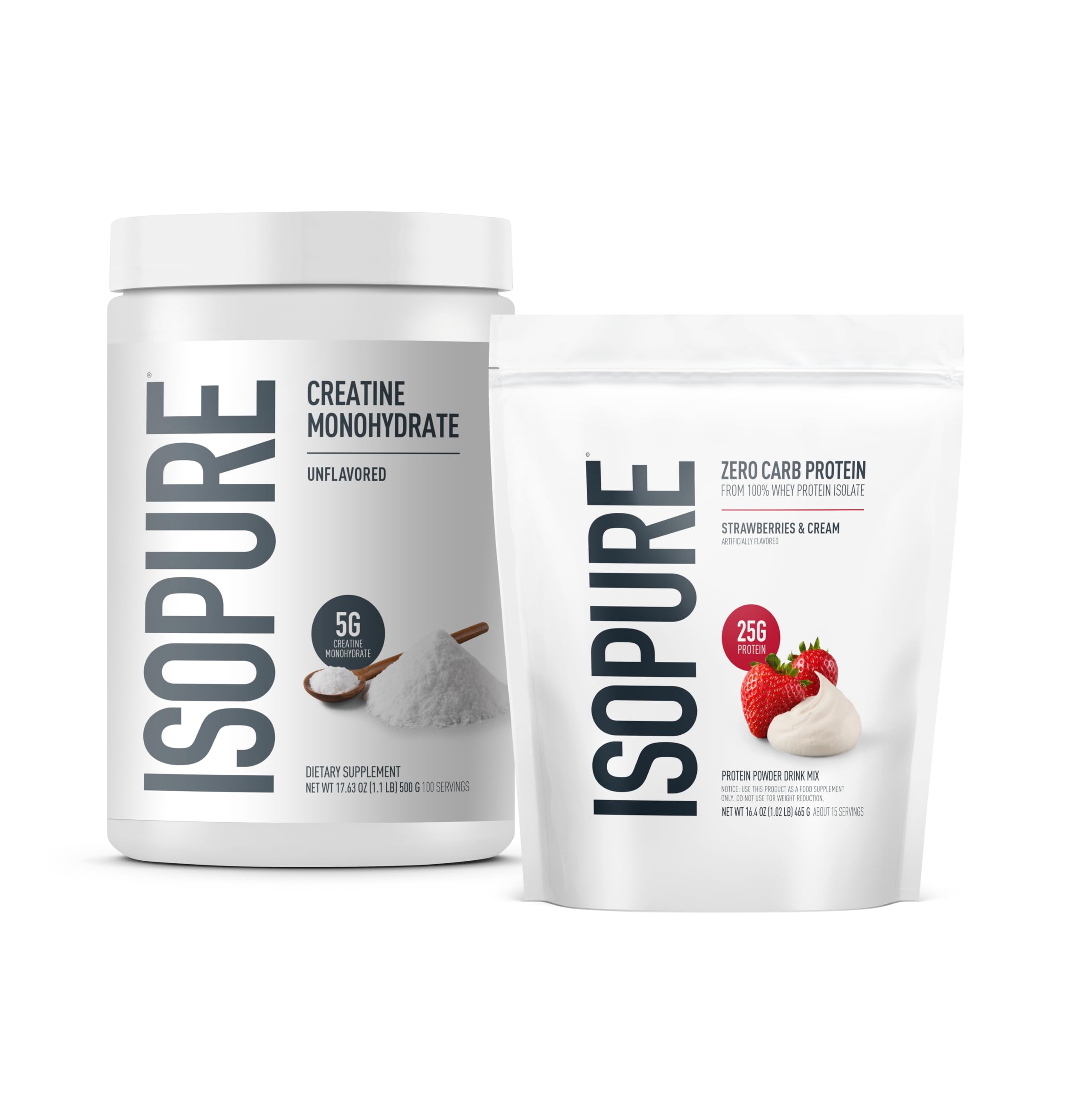 Buy now Isopure Zero Carb 100% Pure Whey Isolate Protein Powder, Lactose Free, Gluten Free, with Vitamins, Creamy Vanilla, 25g Protein Per Serving, 1 Lb, 15 Servings (Packaging May Vary) at indiglob india
