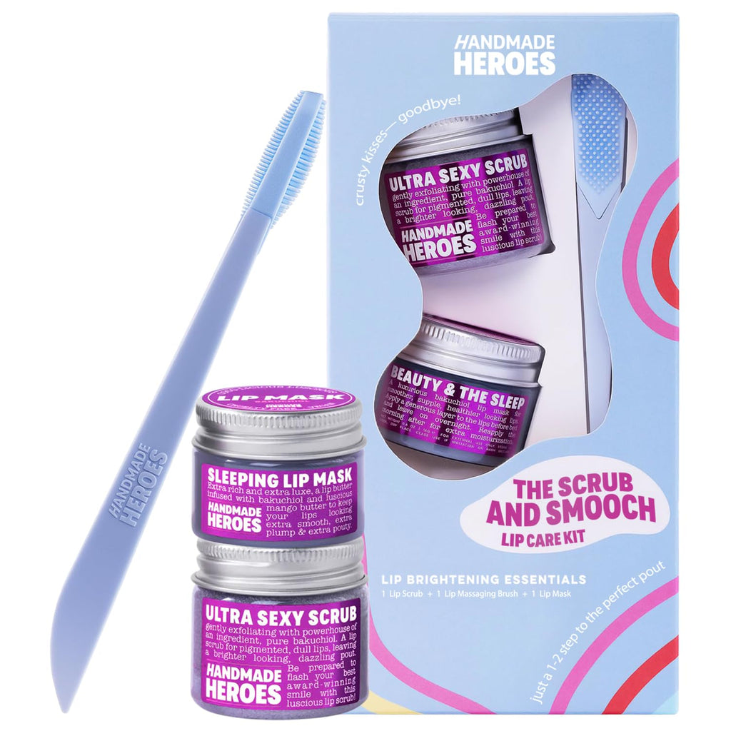 Buy now Handmade Heroes 100% Natural Lip Scrub, Vegan Conditioning Coconut Exfoliator - Gentle Exfoliant, Sugar Polish and Scrubber for Chapped Dry Lips, 1oz (Coconut Sorbet) at indiglob india