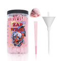 ZAPWRAP 72 PCS Pink Pre Rolled Cones| Ice Cream Flavor | King Size Rolling Paper Cone with Loader and Packing Sticks with Heart Patterns | Valentine's