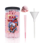 ZAPWRAP 72 PCS Pink Pre Rolled Cones| Ice Cream Flavor | King Size Rolling Paper Cone with Loader and Packing Sticks with Heart Patterns | Valentine's