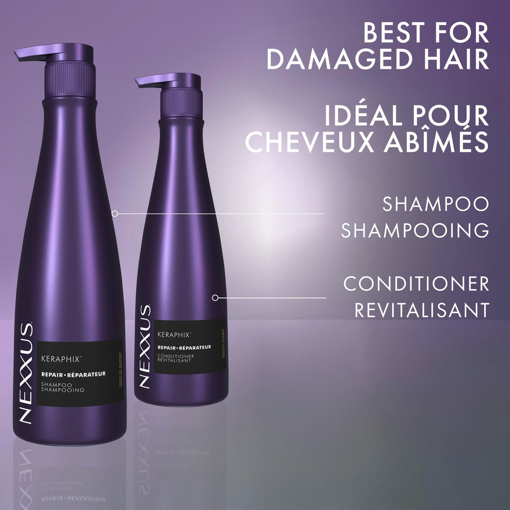 Nexxus KERAPHIX™ Conditioner for Damaged Hair Repair 13.5 oz | Visibly repairs damaged hair, Anti-breakage, Smooths hair, for color treated hair, for dry hair
