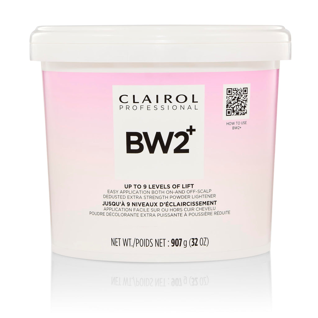 Clairol Professional BW2+ Extra Strength Powder Lightener | Up to 9 Levels of Lift for Hair Highlights & Lightening
