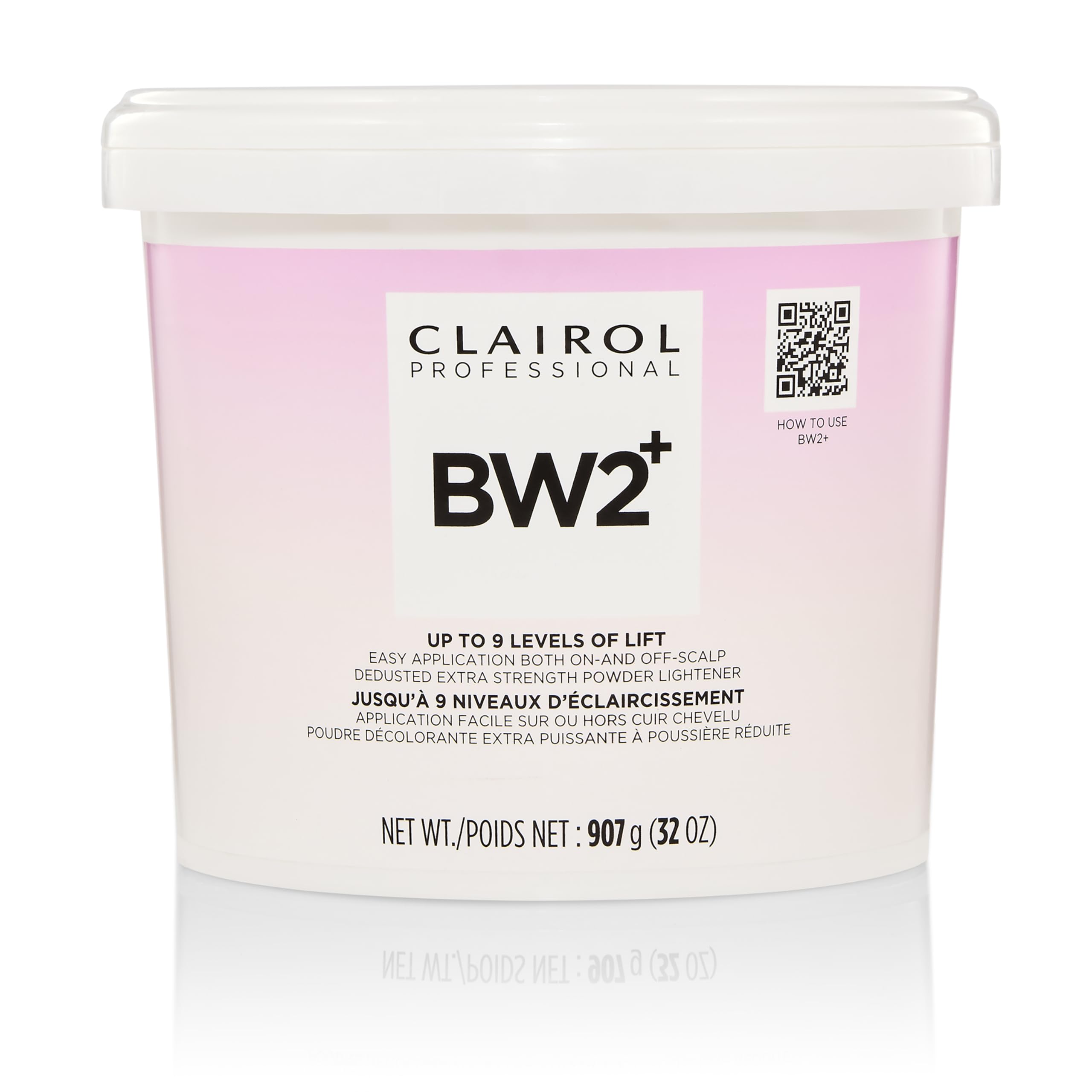 Clairol Professional BW2+ Extra Strength Powder Lightener | Up to 9 Levels of Lift for Hair Highlights & Lightening