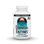 Source Naturals Daily Essential Enzymes, 500 mg - 60 Capsules | Bio-Aligned Digestive Aid Support for Digestion, Gas, Constipation & Bloating Relief*