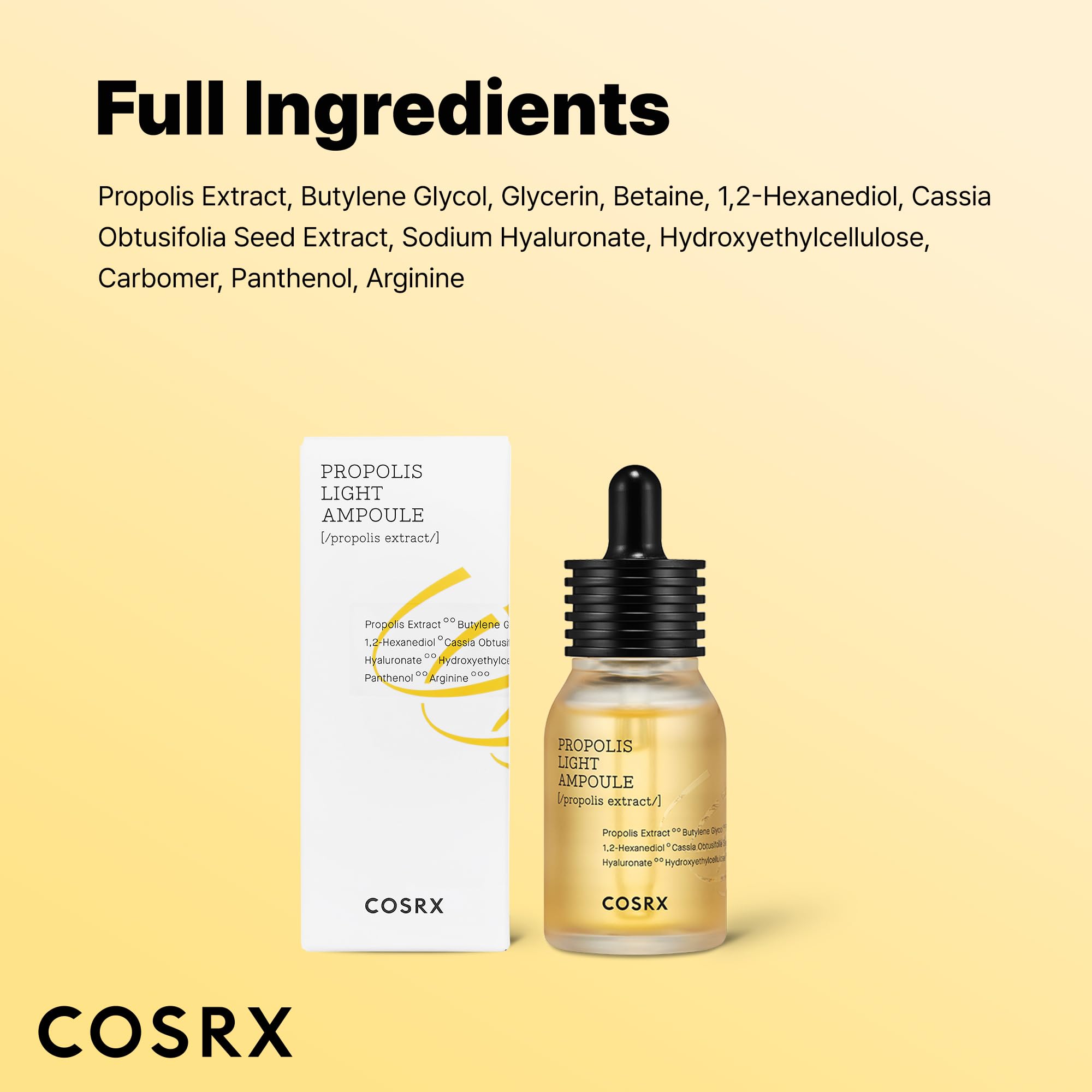 Buy now COSRX Propolis Ampoule, Glow Boosting Serum for Face with 73.5% Propolis Extract, 1.01fl.oz/30ml, Hydrating Essence for Sensitive Skin, Fine Lines, Uneven Skintone, Korean Skincare at indiglob india