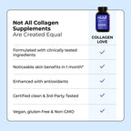 HUM Collagen Love Collagen Peptides Capsules, Firm Skin Support, 90 Count