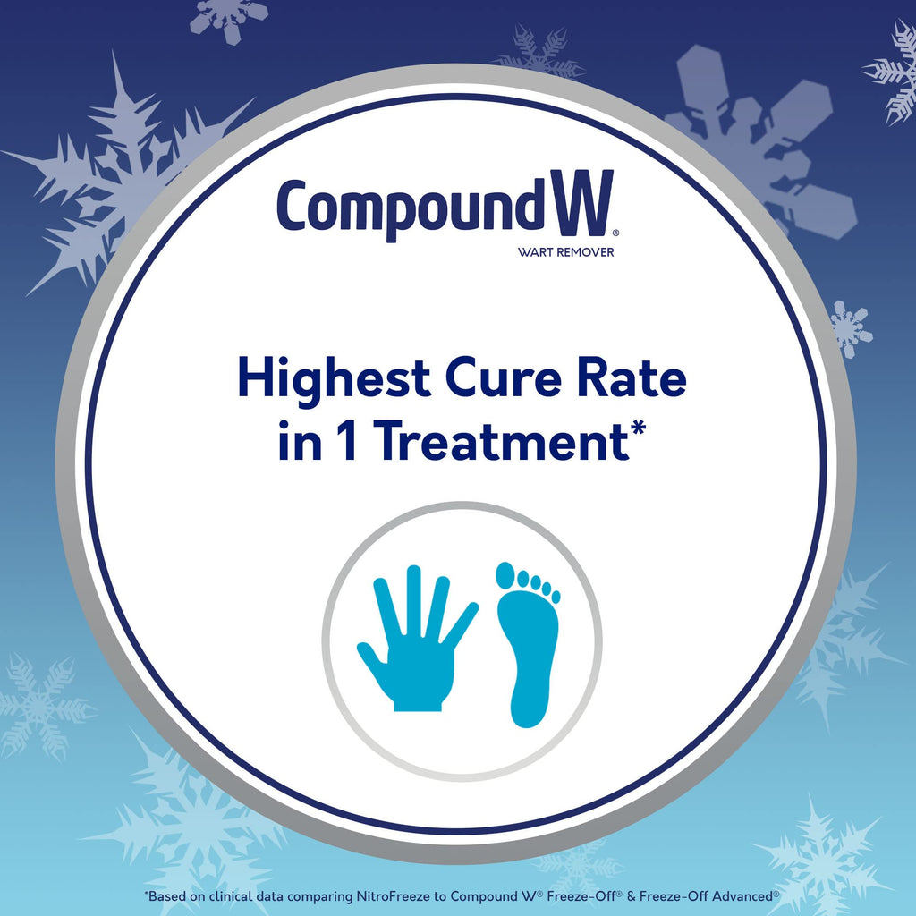 Compound W Nitro Freeze + GelPads Wart Remover, 1 Pen with 8 Applications