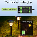 Rechargeable AA Battery Solar Batteries AA for Solar Lights 20 Pack