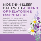 Dr Teal's Kids 3-in-1 Sleep Bubble Bath, Body Wash & Shampoo with Melatonin & Essential Oil, Lavender Scent, 20 fl oz (Pack of 3)