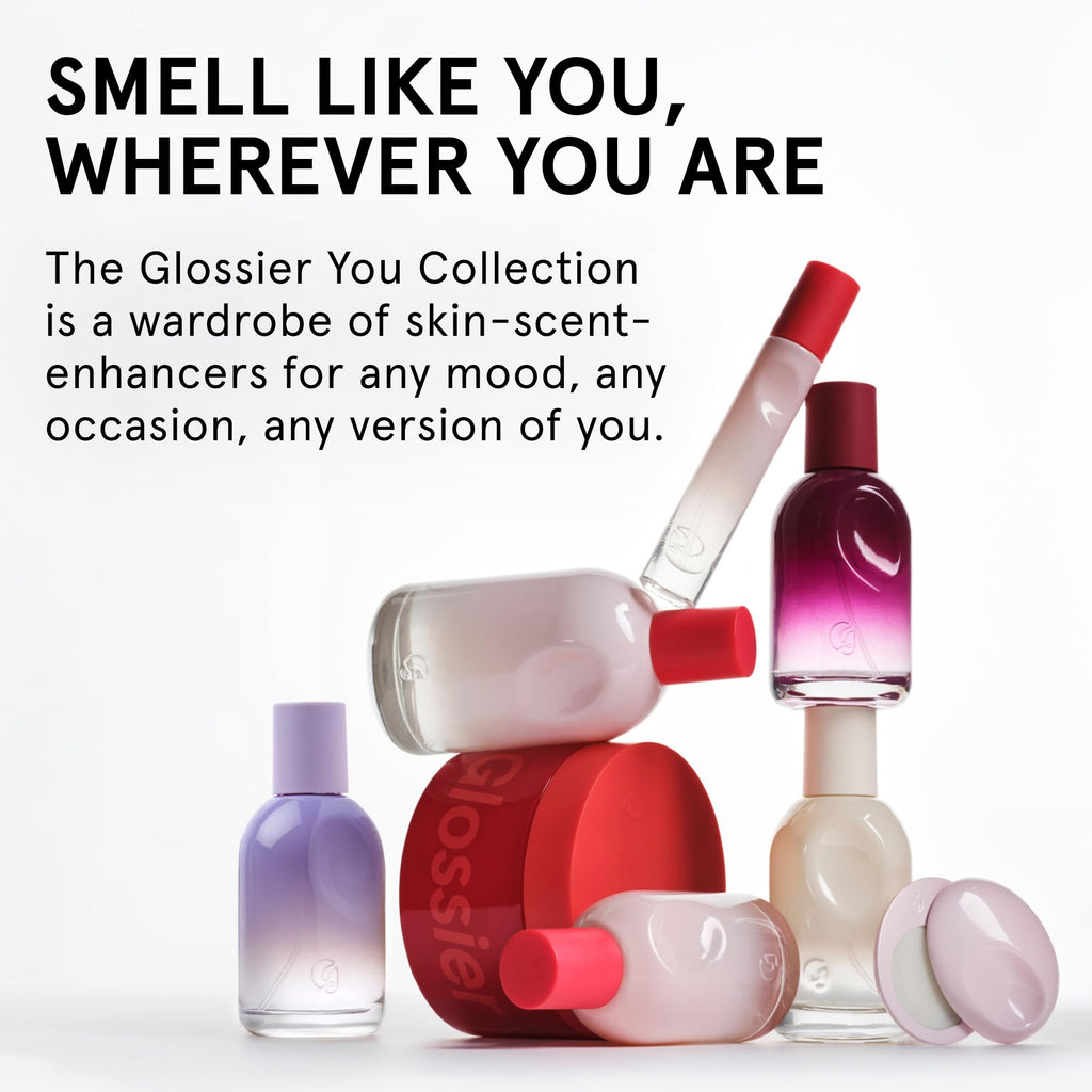Glossier You Eau de Parfum, Unisex Skin-Scent Enhancer, XL 100 ml | Warm, Musky & Spicy, Pink Pepper, Iris & Ambrox Base Notes, Smells Different on Everyone, Layer & Mix to Match Your Mood