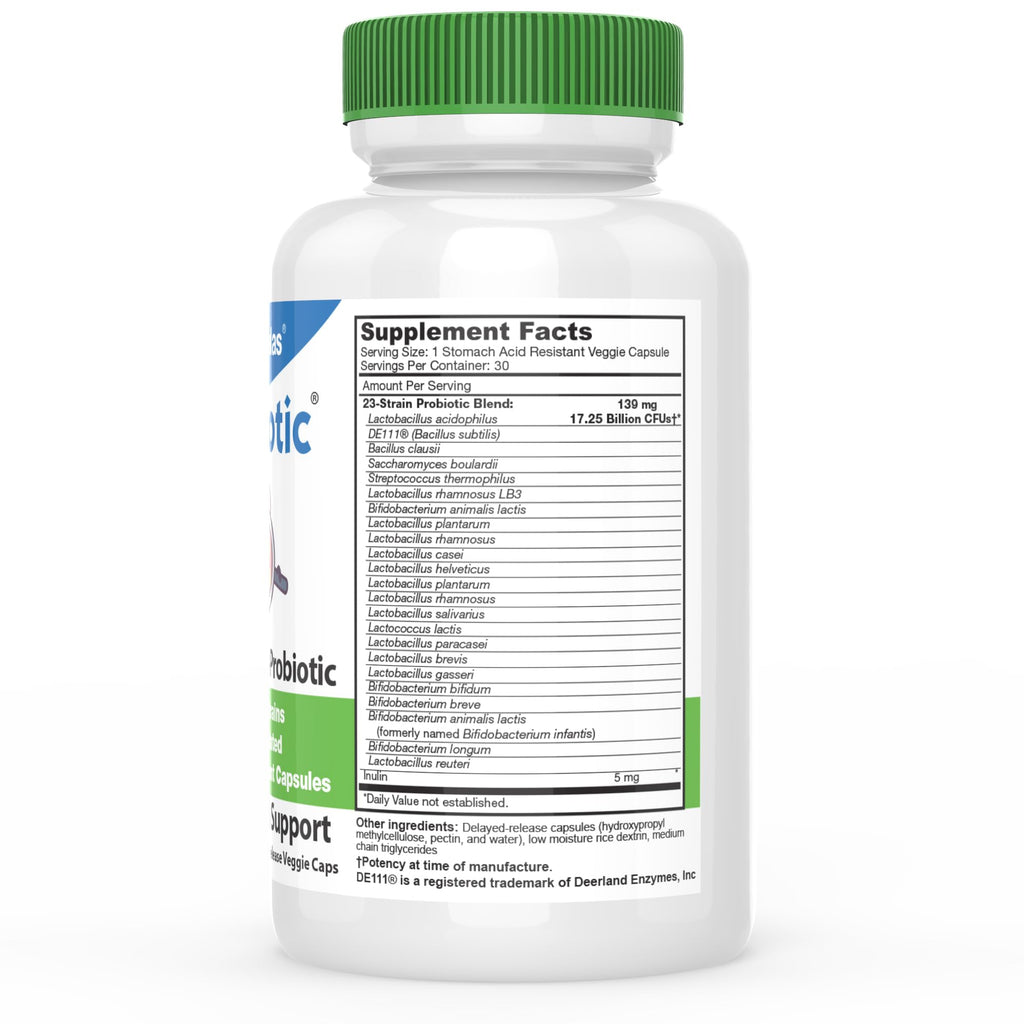 DrFormulas Nexabiotic 23 Multi Probiotic for Women and Men - Dr. formulated with Lactobacillus Acidophilus, Bifidobacterium Infantis, Saccharomyces Boulardii, 17.25 Billion CFUs