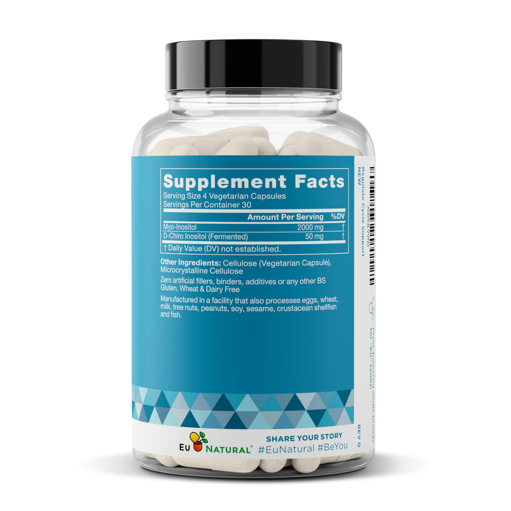 Regulate Cycle Support, Myo-Inositol & D-Chiro 40:1, 120 Capsules