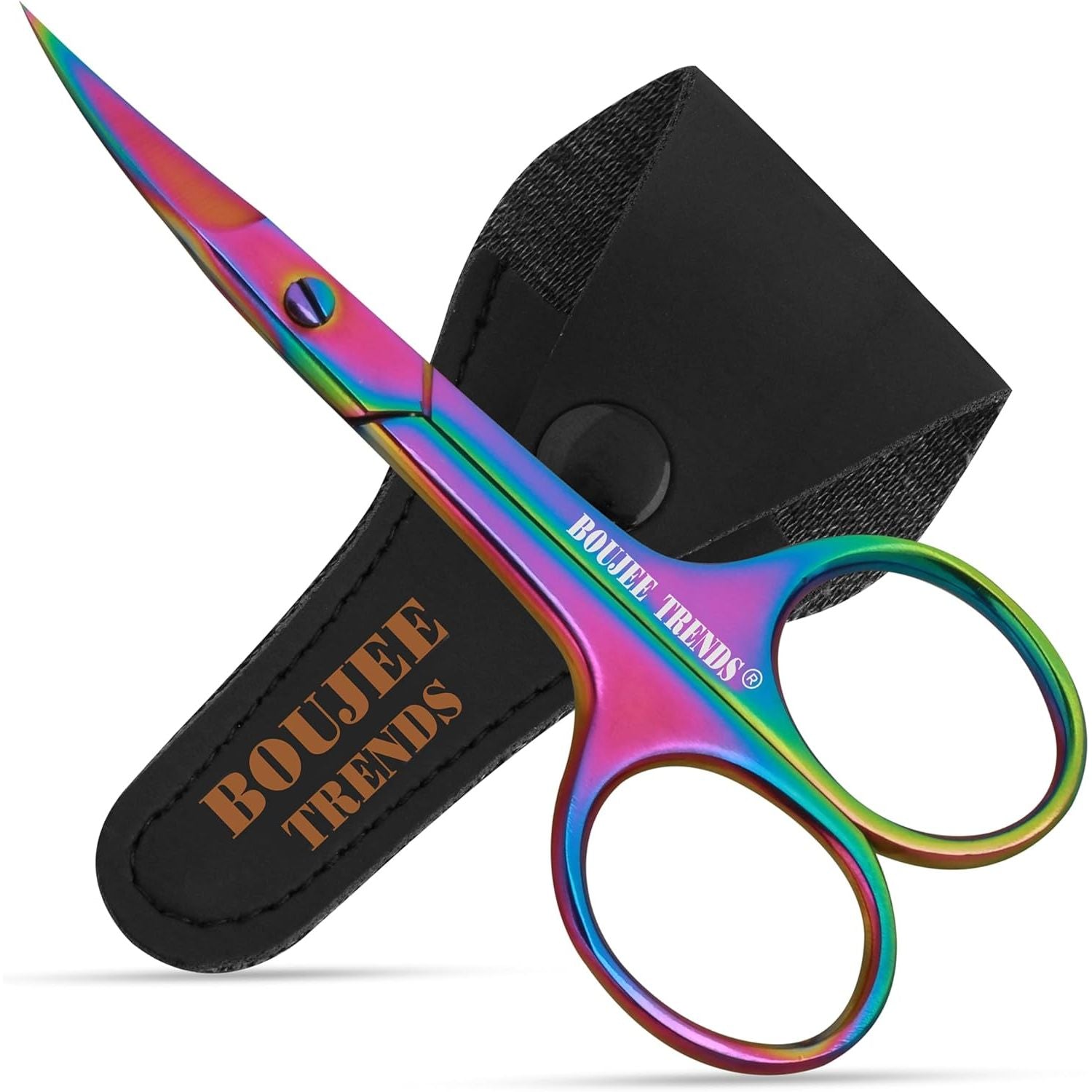 Buy now Cuticle Scissors, Eyebrow False Eyelashes Mustache Facial Nose Ear Hair Grooming Multi-Purpose Beauty Scissors, Small Manicure Pedicure Curved Extra Sharp Fine Blades Professional Shears for Men Women Nail Scissors at indiglob india