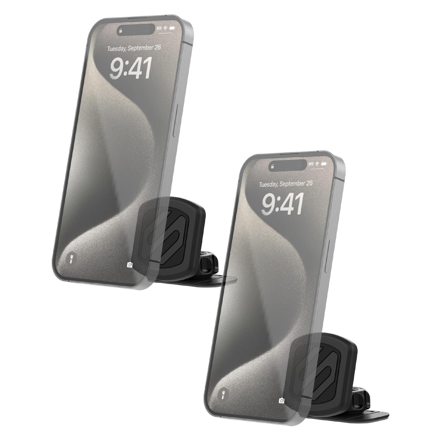 Buy now Scosche MAGDMB MagicMount Magnetic Phone Mount for Car, Dashboard Cell Phone Holder with 360Â° Adjustable Magnet Head, Universal Phone Stand for Car Compatible with iPhone, Samsung, and All Devices Dash 2 Pack at indiglob india