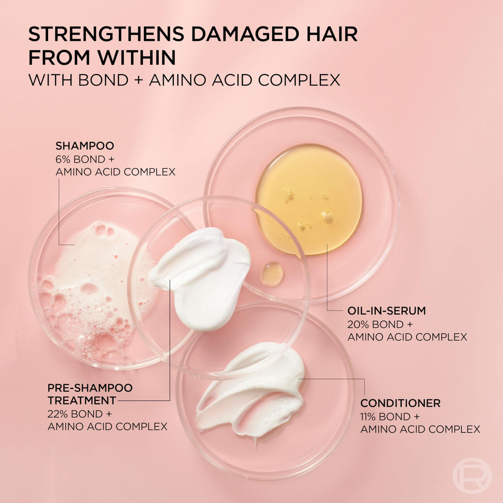L'Oreal Paris Sulfate Free Bond Repair+ Conditioner, Hair Conditioner with Bond + Amino Acid Complex, Strengthens and Repairs Damaged or Color Treated Hair, EverPure, 6.8 Fl Oz (Packaging May Vary)